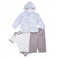 Набор для малышей: штанишки, боди, кофточка с капюшоном, Baby Gear (3-6 мес) Набор для малышей: штанишки, боди, кофточка с капюшоном, Baby Gear (3-6 мес)